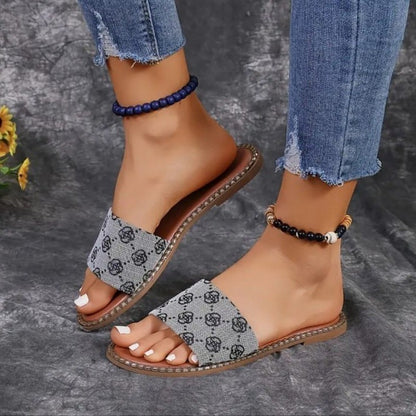 Stylish femmes-casual-slidesandales Chic und Stil
