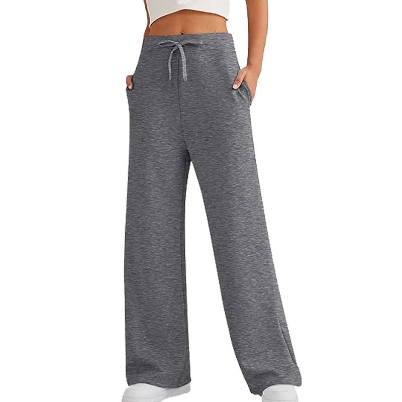 Ladies Comfortable and Trendy Leisure Pants with Wide Cut Chic and Style