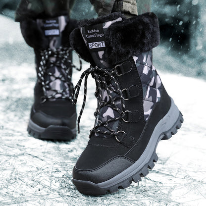 Bottes d'hiver isolées pour femmes avec profil antidérapant et doublure moelleuse Chic und Stil