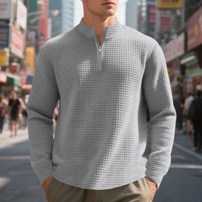 Functional sweater for men with high neck Chic und Stil