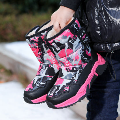 Bottes d'hiver sportives pour femmes avec semelle antidérapante et doublure isolante Chic und Stil
