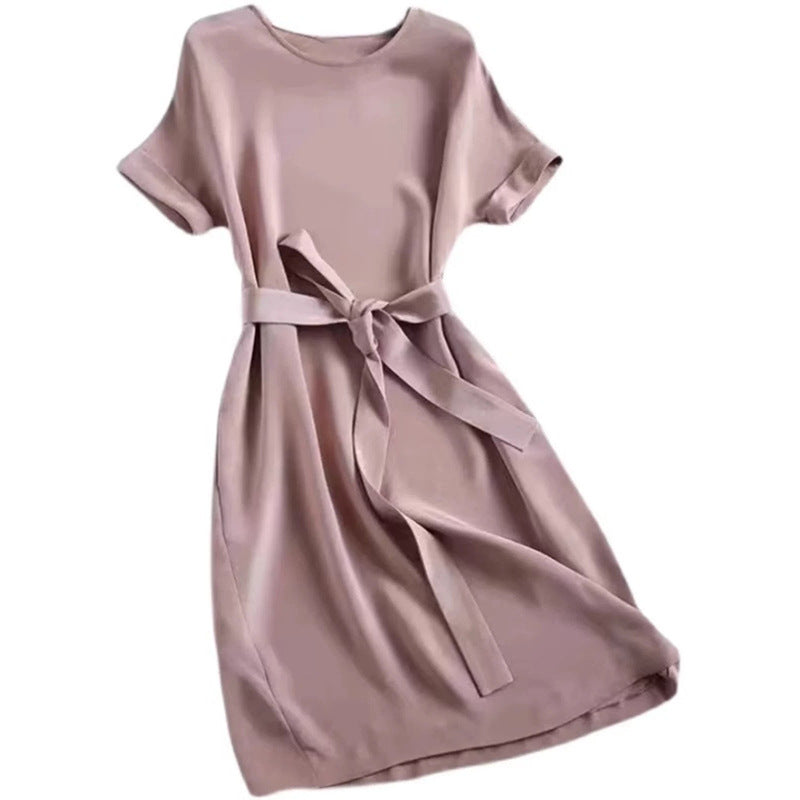 Robe A-Line Élégante pour Femme avec Ceinture Chic und Stil