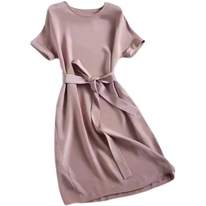 Robe A-Line Élégante pour Femme avec Ceinture Chic und Stil