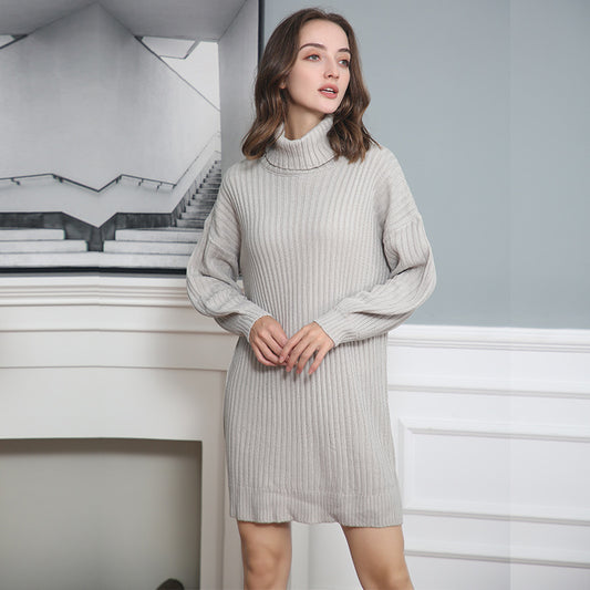 Pull-over à col roulé en grosse maille pour femmes, coupe décontractée Chic und Stil