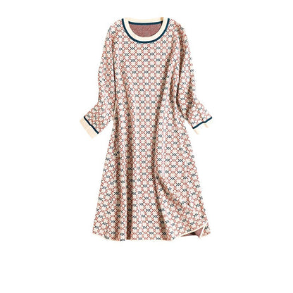 Robe décontractée à motifs pour femmes Chic und Stil