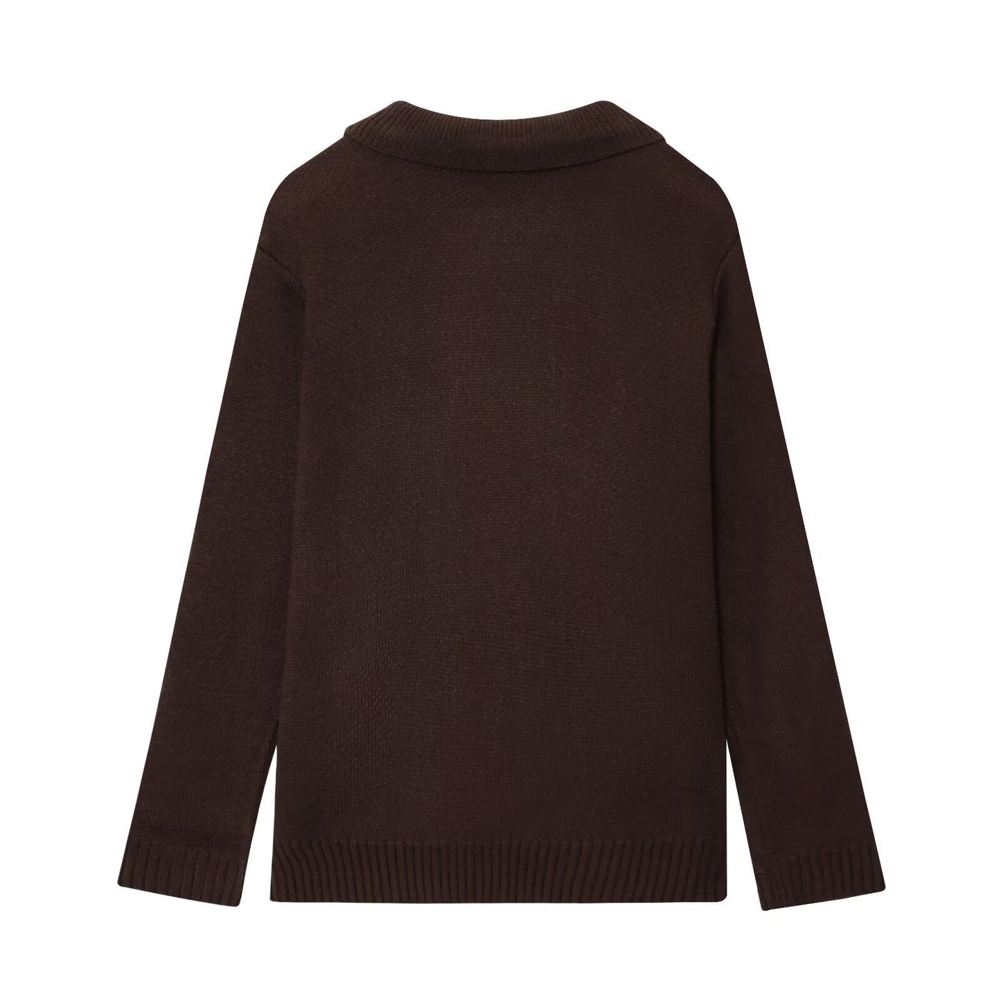 Dames élégant gilet tricoté avec double rangée de boutons et poches pratiques Chic und Stil