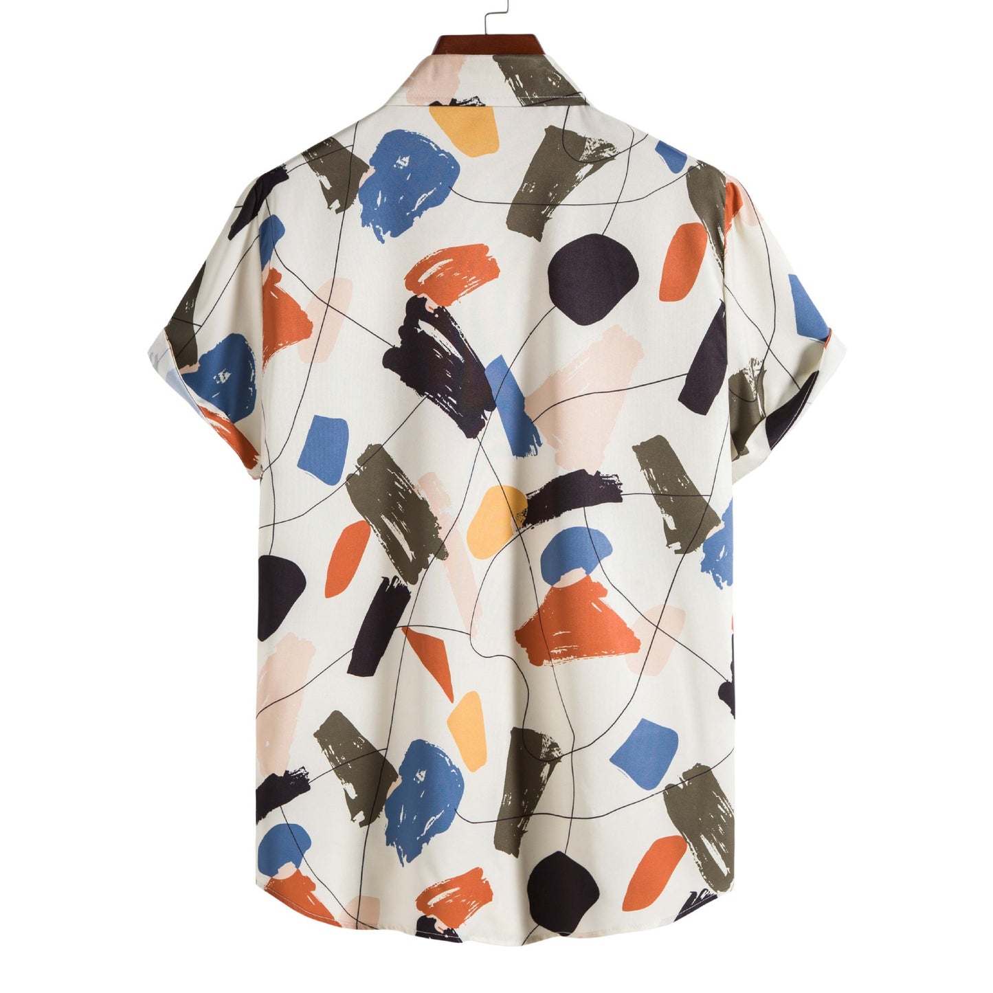 Chemise à manches courtes pour femmes avec impression graphique moderne Chic und Stil