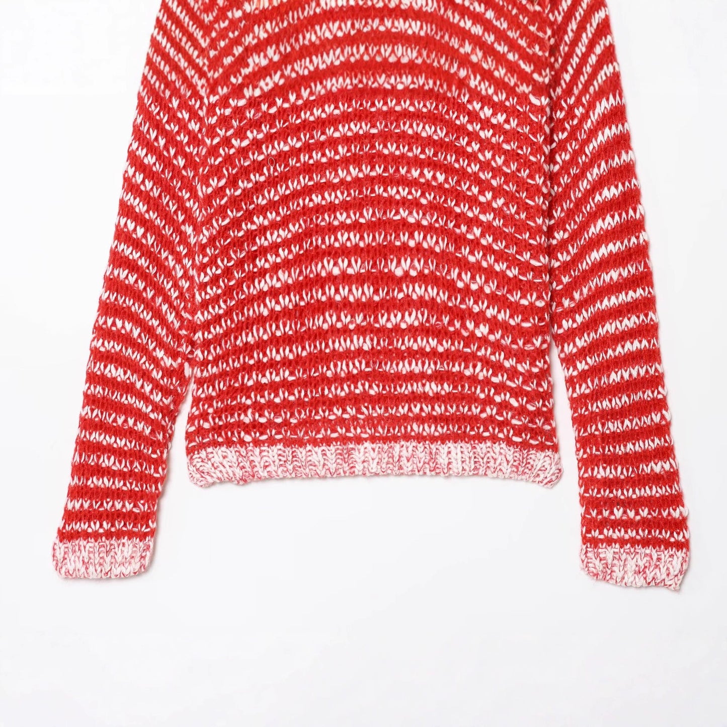 Pull en tricot décontracté pour femmes avec col à la mode et liens de fixation Chic und Stil