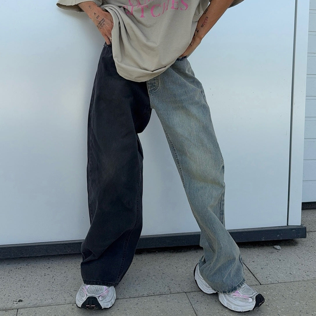 Dames Designer Baggy-Jeans Chic und Stil