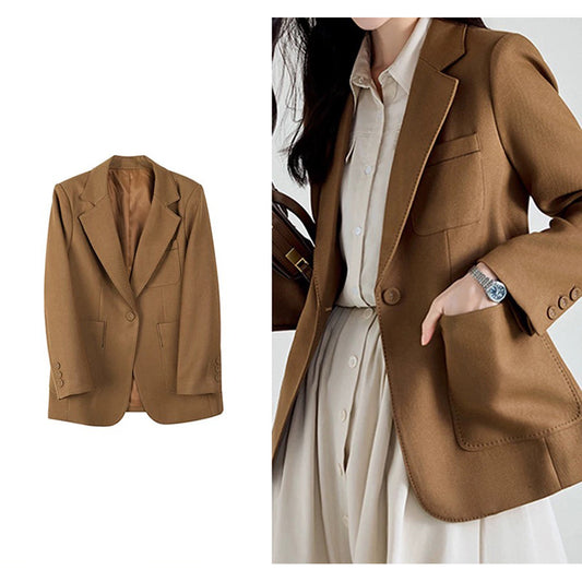 Blazer Structuré Femme avec Coupe Ajustée Chic und Stil