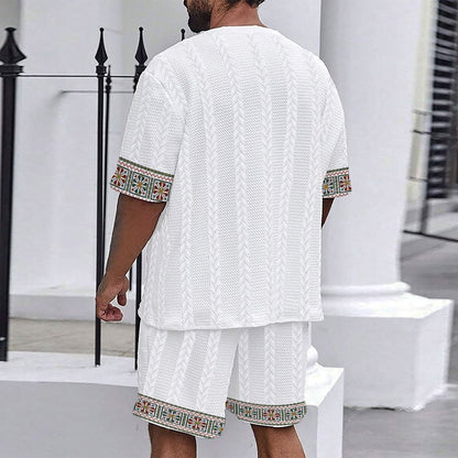 Vêtements tendance pour hommes et ensemble de shorts Chic und Stil