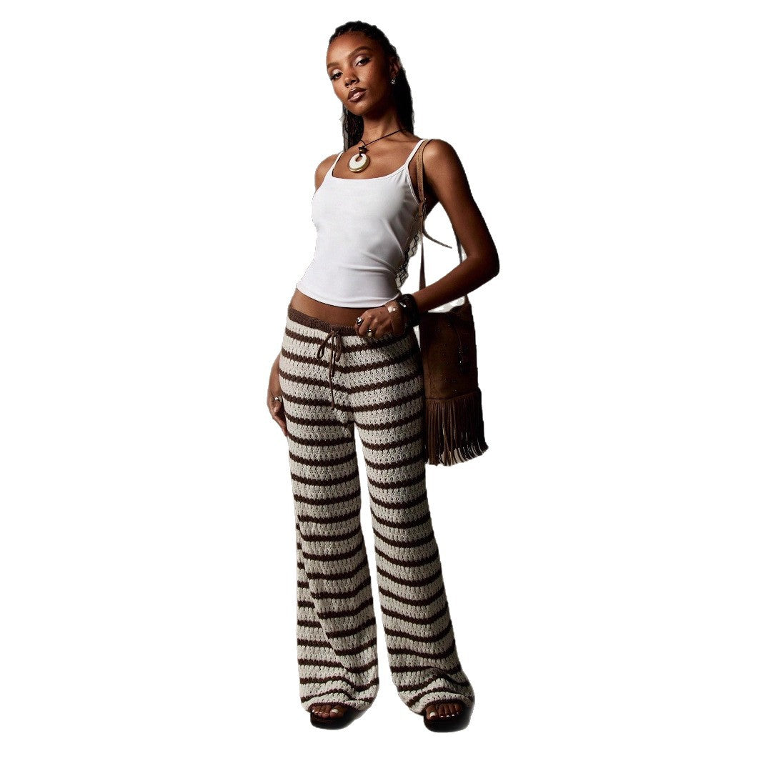 Casual knit pants Stras for women from Chic und Stil