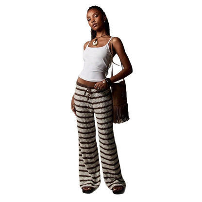 Casual knit pants Stras for women from Chic und Stil