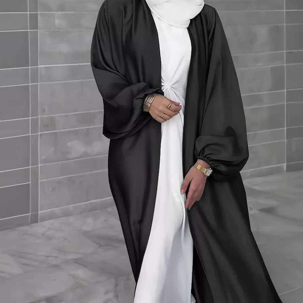 Dames élégant long cardigan en tissu fluide avec une coupe ample Chic und Stil