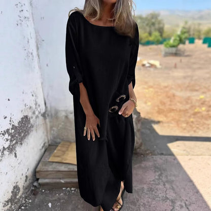 Robe midi décontractée pour femmes Chic und Stil