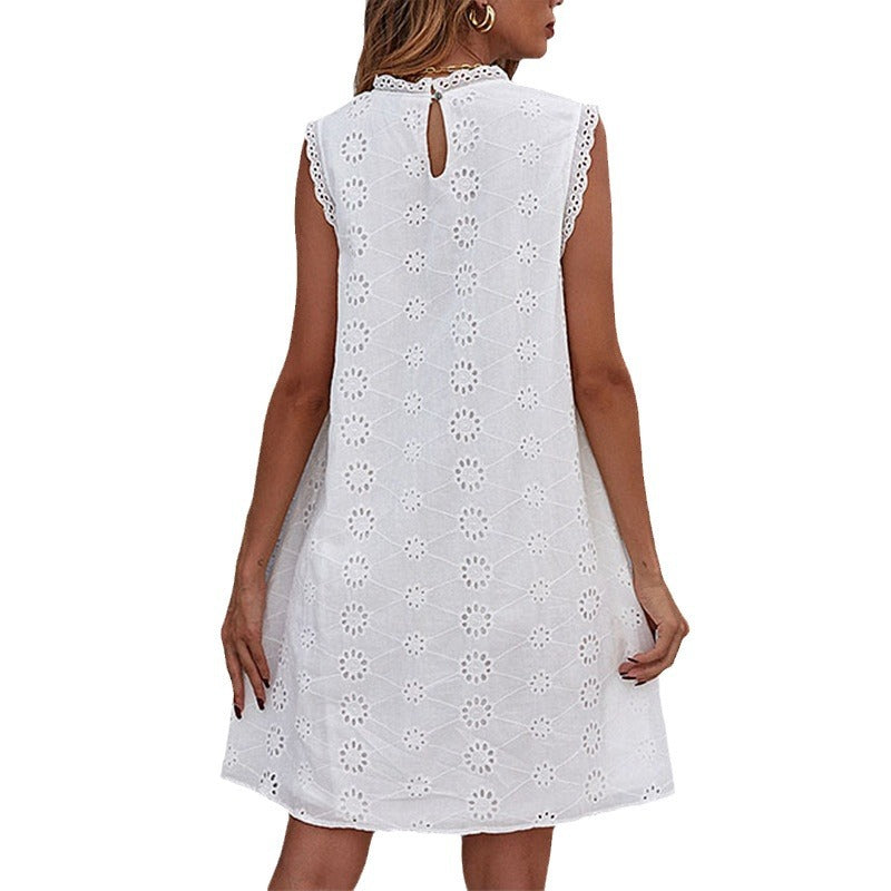 Femmes Robe tunique en dentelle brodée Chic und Stil