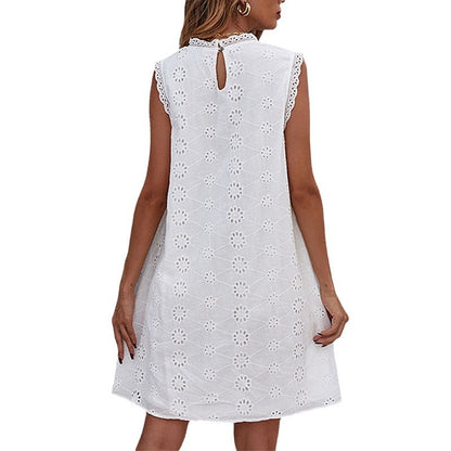 Femmes Robe tunique en dentelle brodée Chic und Stil