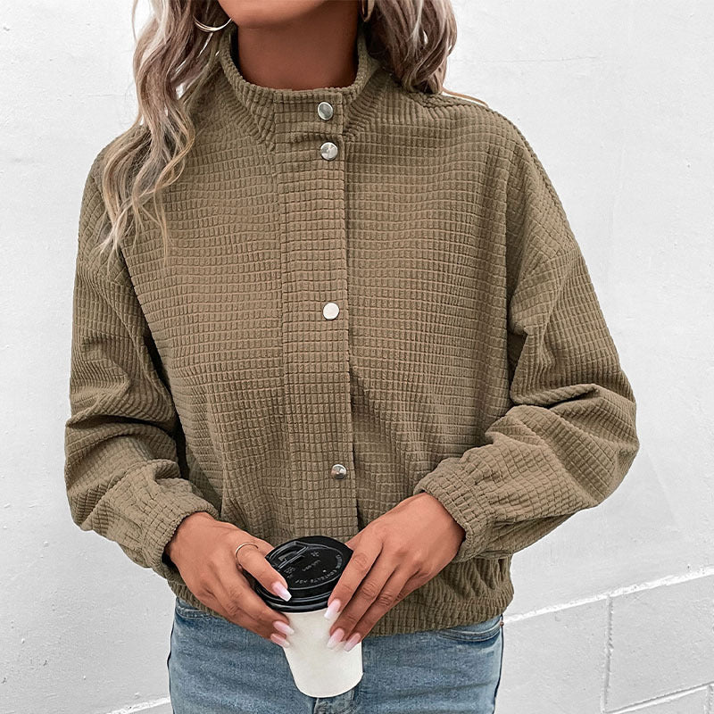 Dames doudoune avec col haut Chic und Stil