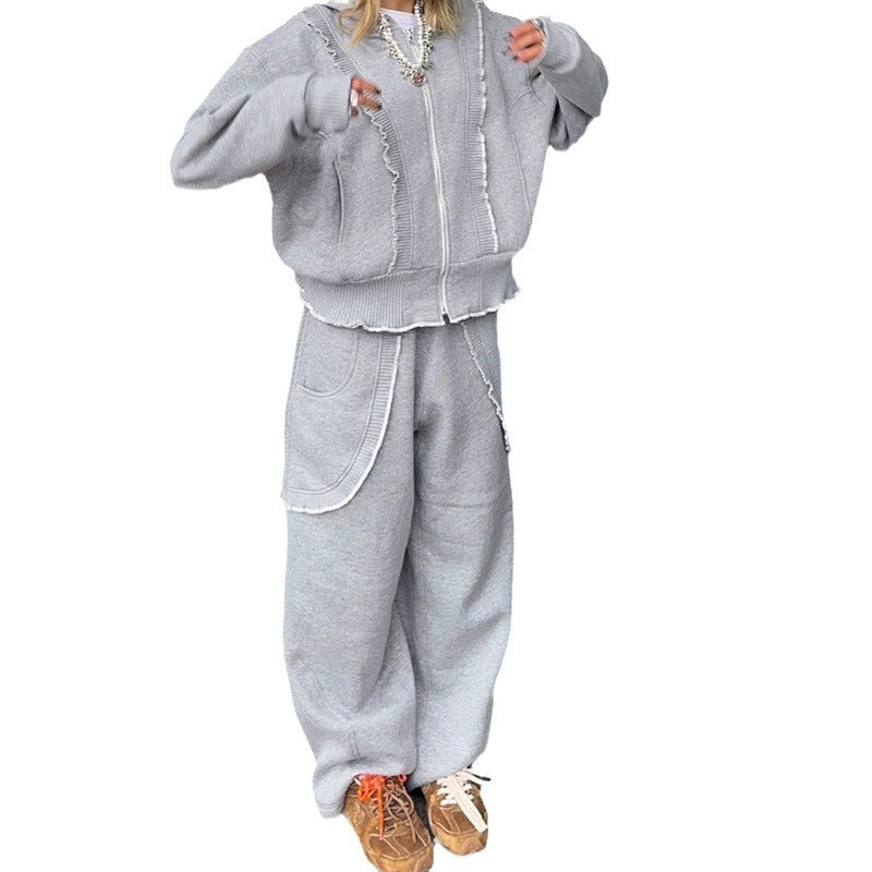 Comfortable lounge pants for women with ruffle details Chic and Style