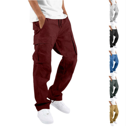 Elegant cargo pants for men with ergonomic cut and practical side pockets Chic and Style