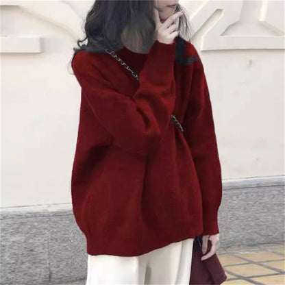 Pull décontracté pour femmes en style surdimensionné Chic und Stil