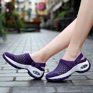 Bottines confortables et respirantes pour femmes avec une sangle de talon élastique Chic und Stil
