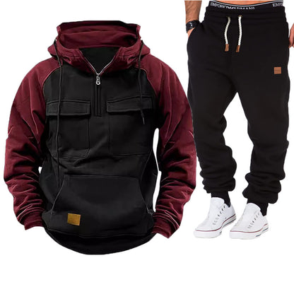 Functional sweater for men with practical pockets Chic and Style