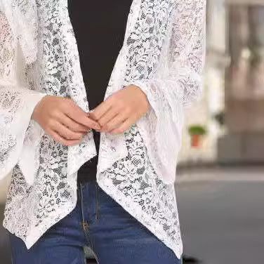 Dames Dentelle Kimono Cardigan Chic und Stil
