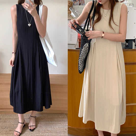 Robe Maxi A-ligne sans manches Chic und Stil pour dames