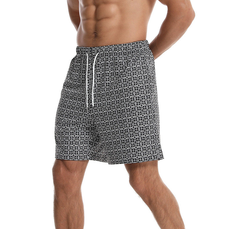 Shorts de bain pour hommes avec ceinture élastique et doublure intérieure confortable Chic und Stil