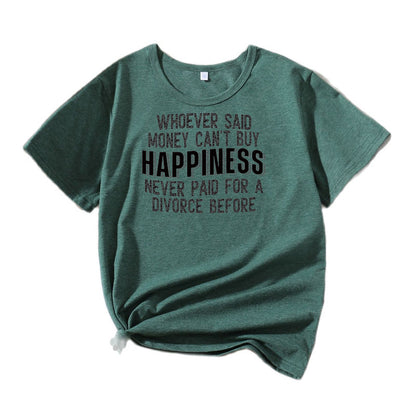 T-shirt graphique décontracté pour femmes Chic und Stil 1751262043