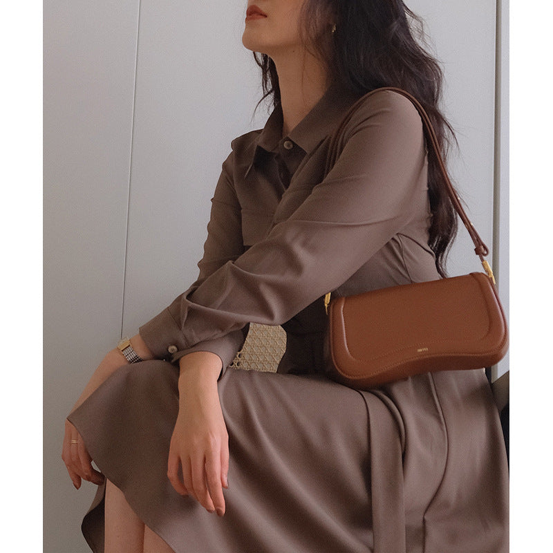 Robe chemise midi femme avec ceinture Chic und Stil