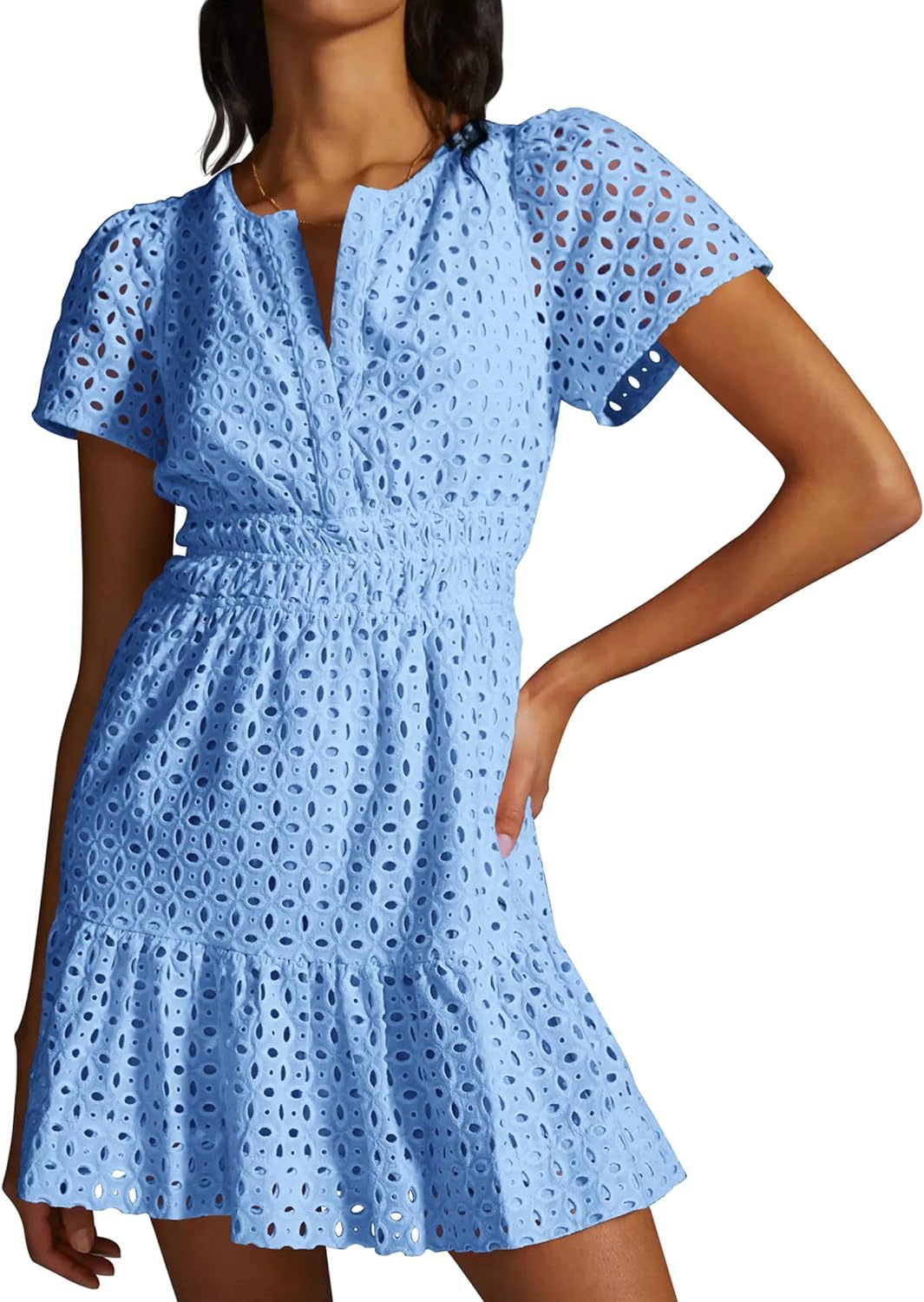 Robe d'été pour femmes à coupe aérienne Chic und Stil