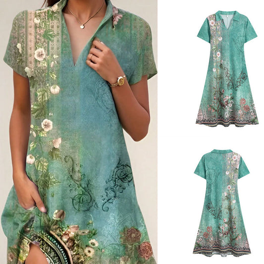 Robe de nuit courte à manches courtes Chic und Stil