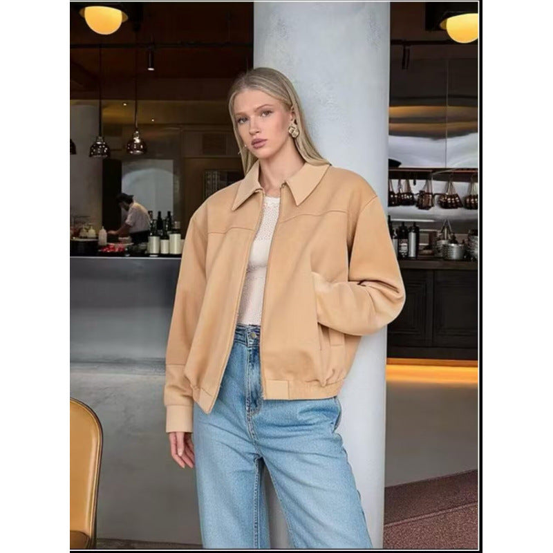 Dames décontractée en cuir véritable Chic und Stil