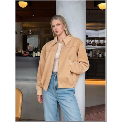 Dames décontractée en cuir véritable Chic und Stil