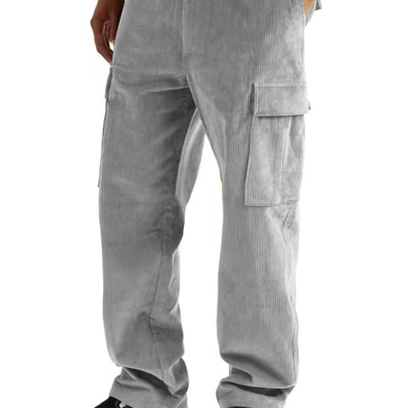 Men's cargo pants with elastic waistband and practical side pockets Chic and Style