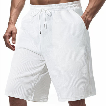 Shorts de plage décontractés pour hommes en matériau respirant avec taille élastique Chic und Stil