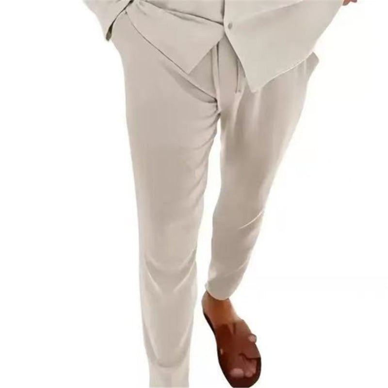 Chic and Stylish elegant casual pants for women with a modern fit and an elastic waistband