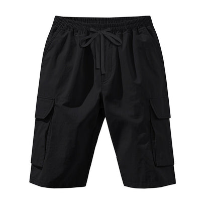 Shorts cargo pour hommes avec taille élastique et poches multifonctionnelles Chic und Stil