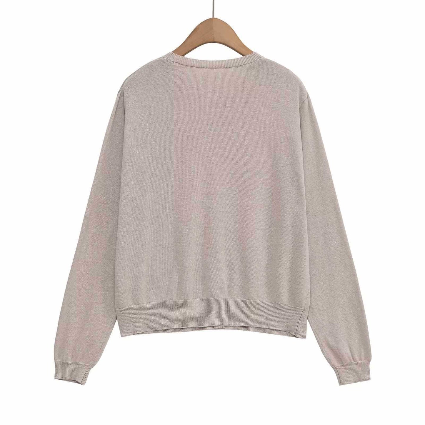 Damen weicher Strickcardigan mit Knopfleiste Chic und Stil