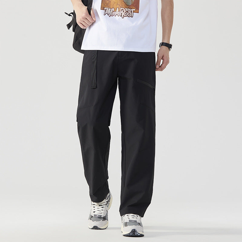 Functional Outdoor Pants for Men with Chic and Stylish Breathable Inserts