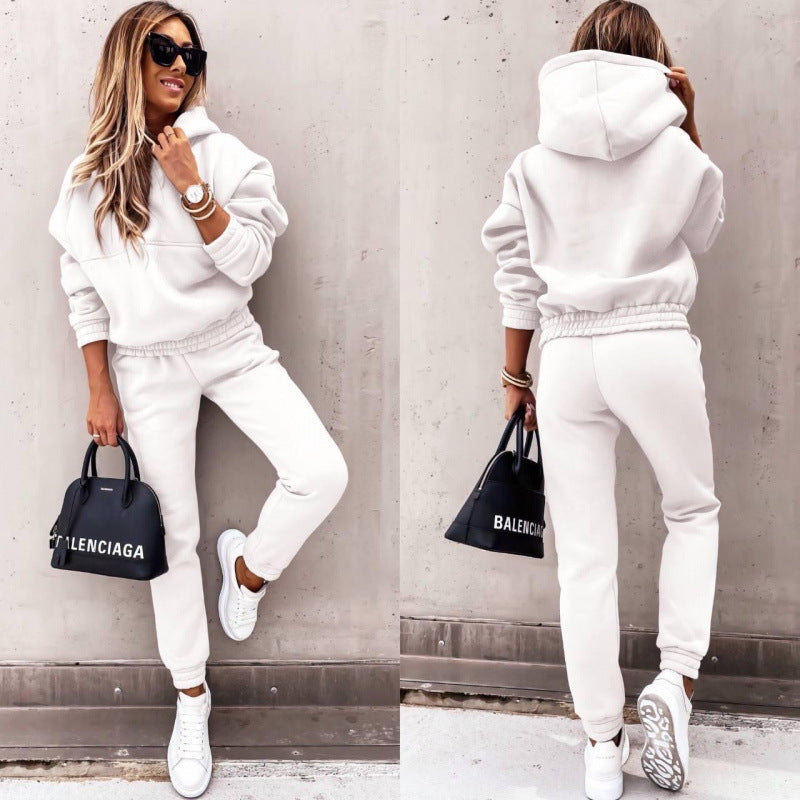 Ensemble de sweatpants décontractés pour femmes avec pull surdimensionné Chic und Stil