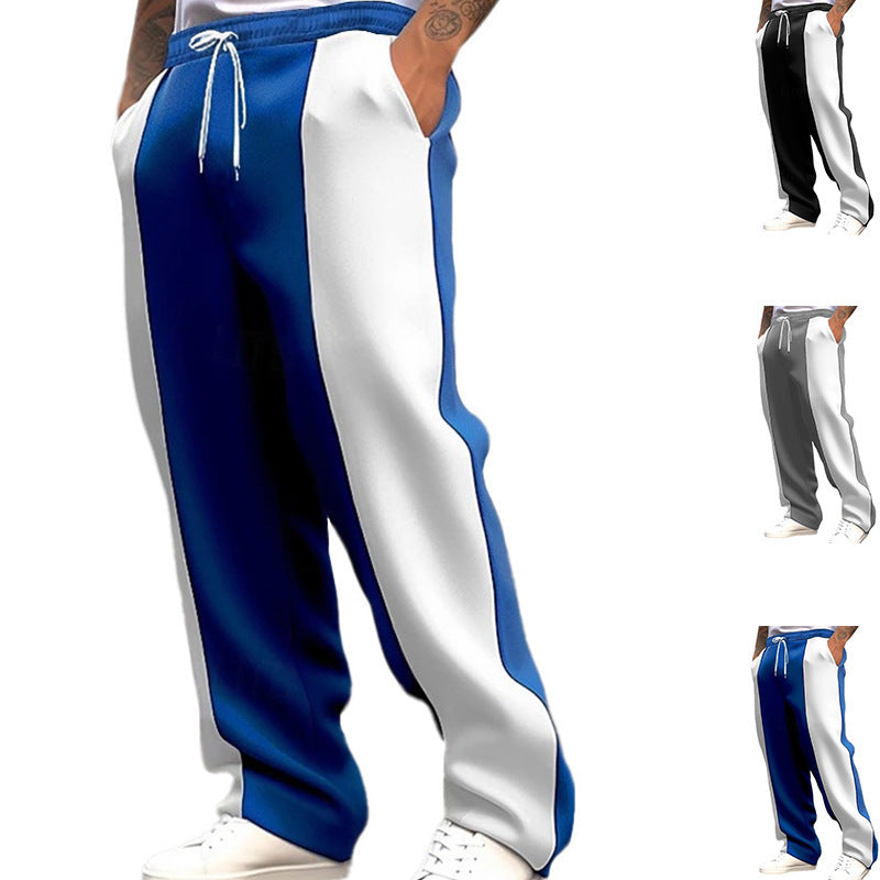 Men's sporty training pants with contrasting details Chic and Style
