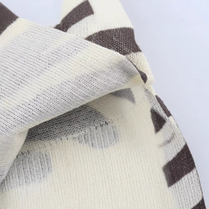 Pull-over léger pour femmes en imprimé zèbre Chic und Stil