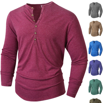 Chemise à manches longues pour homme avec patte de boutonnage Chic und Stil