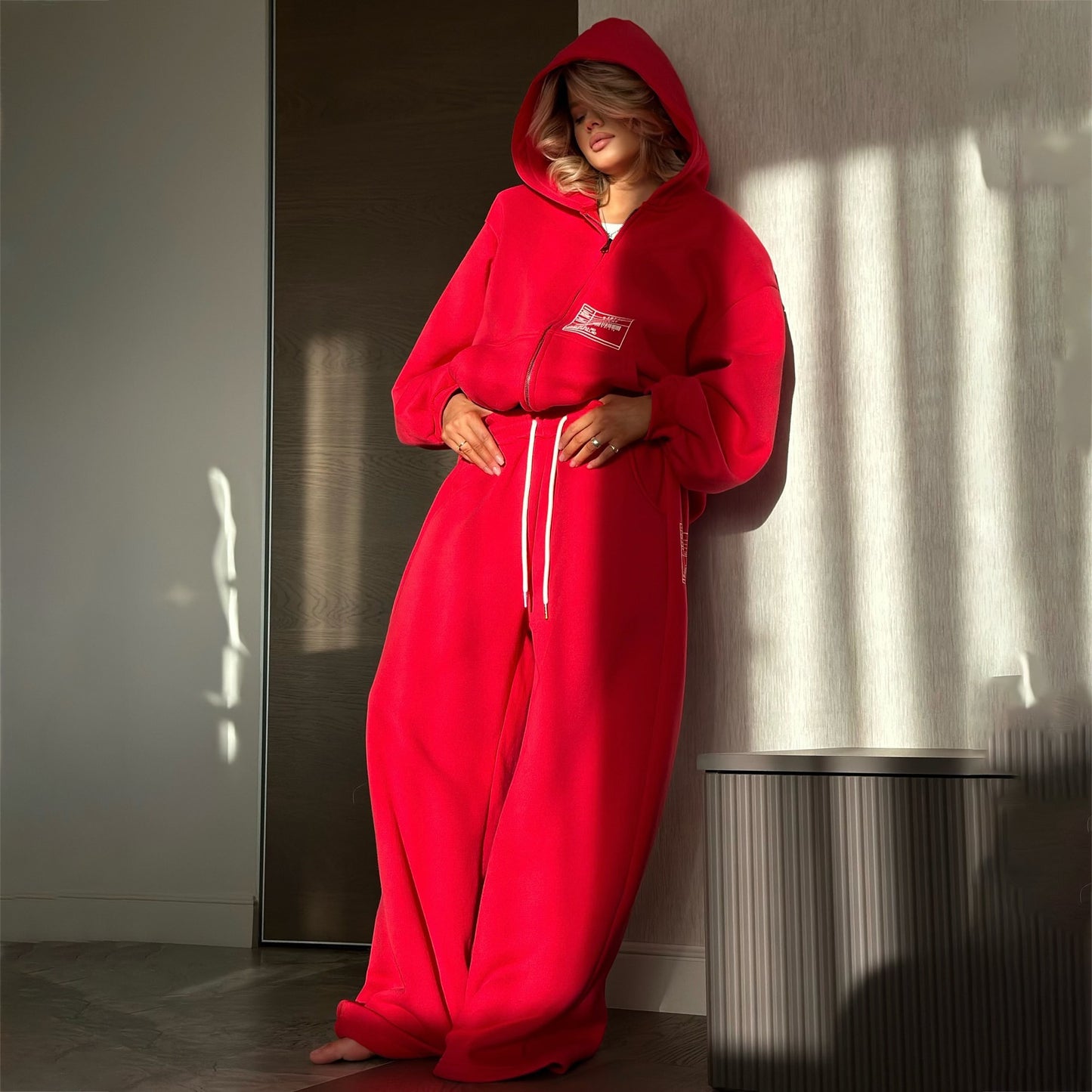 Dames Ensemble Sweat Oversized Pratique Chic und Stil