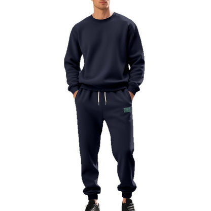 Costume de loisirs sportif pour hommes en mélange de coton doux Chic und Stil