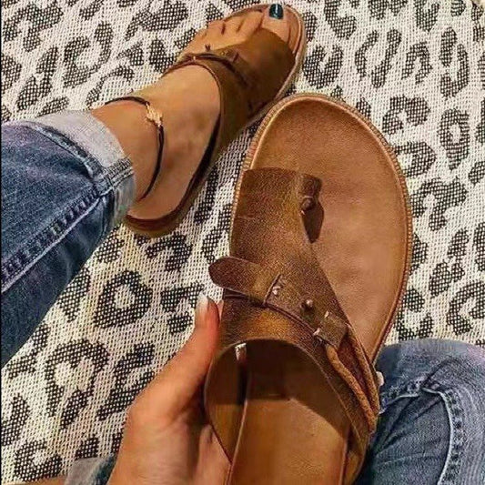 Sandales à lanières confortables pour dames avec semelle anatomique Chic und Stil