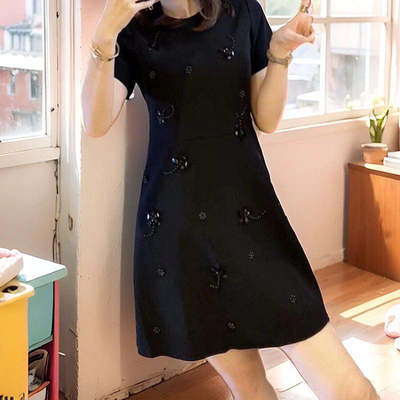 Robe A-Ligne Brodée pour Femmes Chic und Stil